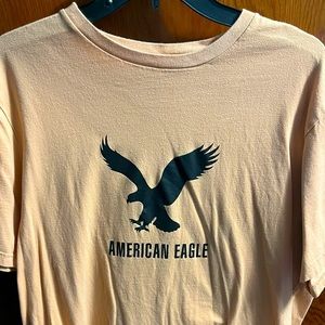 Men’s Salmon American Eagle T-Shirt | XL
